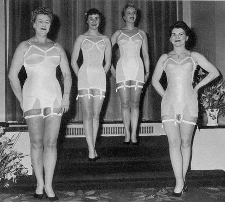 women in girdles