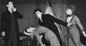 vintage fainting woman